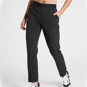 ATHLETA Trekkie Belted Pants in Black size 4